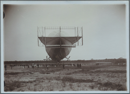 Thematik: Zeppelin / Zeppelin: 1911. Original, Private, Period Photo Of A Pioneering Airship At Pots - Zeppeline