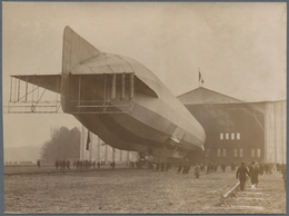 Thematik: Zeppelin / Zeppelin: 1912. Original, Private, Period Photo Of The Pioneering Airship Hansa - Zeppelin