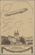 Thematik: Zeppelin / Zeppelin: ZEPPELIN LZ 17, 3.8.1913, Sachsen VOGTLANDFAHRT: Seltene Sonderkarte - Zeppeline