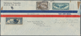 Thematik: Zeppelin / Zeppelin: 1940. Very Unusual, Original Airmail Cover Flown Via Clipper From New - Zeppelins