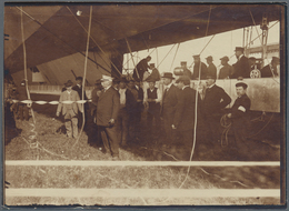 Thematik: Zeppelin / Zeppelin: Original, Period Photograph Of Airship Pioneer Graf Zeppelin In Front - Zeppelins