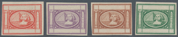 Ägypten: 1871, Penasson Essays, Non-denominated (Nile Post E51), Group Of Four Imperforate Values In - 1866-1914 Khedivate Of Egypt