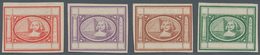 Ägypten: 1871, Penasson Essays, Non-denominated (Nile Post E51), Group Of Four Imperforate Values In - 1866-1914 Khedivaat Egypte