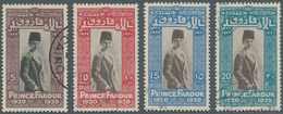 Ägypten: 1929, Tadelloser Gestempelter Luxussatz - 1866-1914 Khedivate Of Egypt