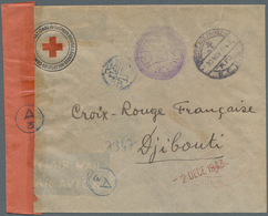 Ägypten: 1943. Stamp-Jess Envelope Headed 'Delegation / Comite International De Ia Croix-Rouge / Gen - 1866-1914 Khédivat D'Égypte