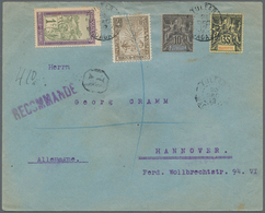 Anjouan: 1912, Registered Letter Franked With 10 C. Type Sage Anjouan, 35 C Mayotte And Additional M - Andere & Zonder Classificatie