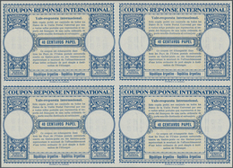 Argentinien - Ganzsachen: 1950. International Reply Coupon 40 Centavos Papel (London Type) In An Unu - Postwaardestukken
