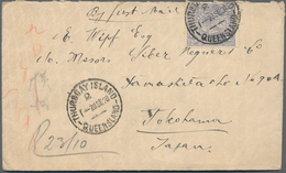 Queensland: 1926/27: Three Covers From A German Visiting Different Countries, All Sent To E. Wipf In - Cartas & Documentos