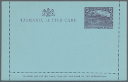 Tasmanien - Ganzsachen: 1901, Pictorial Lettercard 2d. Violet With View On Reverse 'MOUNT LYELL MINE - Covers & Documents