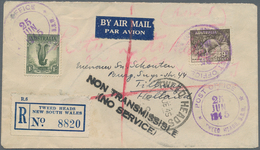 Australien: 1945. Registered Air Mail Envelope Written From 'Dr Major Schouten, Netherlands Indies A - Andere & Zonder Classificatie