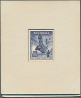 Australien: 1946, 150th Anniversary Of City Of Newcastle 3½d. Blue 'Steel Foundry' DIE PROOF On Whit - Other & Unclassified