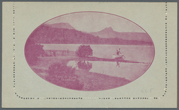 Australien - Ganzsachen: 1913, Two Lettercards Kangaroo 1d. Original Die With Framed Oval Views 'LAK - Ganzsachen