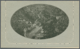 Australien - Ganzsachen: 1913, Five Lettercards Kangaroo 1d. Die I With Oval Views 'GEELONG HARBOUR' - Enteros Postales