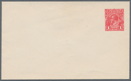 Australien - Ganzsachen: 1915, Envelope KGV 1d. Red DIE II (spur In Left Value Tablet), Fine Unused - Postwaardestukken