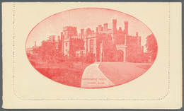 Australien - Ganzsachen: 1924, Lettercard KGV 1½d. Red (off-white Card) With Framed Oval View 'GOVER - Postwaardestukken
