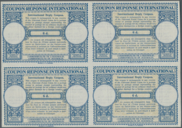Australien - Ganzsachen: 1941. International Reply Coupon 6d (London Type) In An Unused Block Of 4. - Postwaardestukken