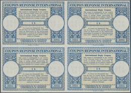 Australien - Ganzsachen: 1950. International Reply Coupon 1 S (London Type) In An Unused Block Of 4. - Postwaardestukken