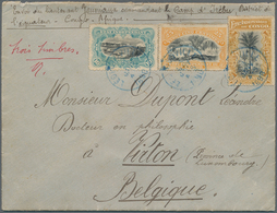 Belgisch-Kongo: 1898. Envelope Written From 'The Commanding Officer, Camp D'Trebu, District De Wquat - Other & Unclassified