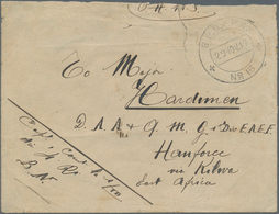 Belgisch-Kongo: 1917. Stamp-less Envelope (creased, Tear At Top) Headed 'O.H.M.S.' Addressed To A So - Sonstige & Ohne Zuordnung
