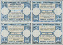 Belgisch-Kongo: 1950/1953. Lot Of 2 Different Intl. Reply Coupons (London Type) Each In An Unused Bl - Other & Unclassified