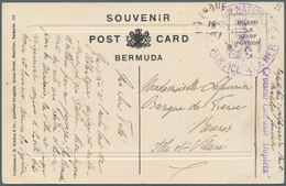 Bermuda-Inseln: 1917. Picture Post Card Of 'Fairyland Waters' Written From Hamilton Dated '20th Feb - Bermuda