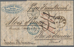 Brasilien: 1868. Folded Entire Addressed To Rio De Janeiro, Brazil Written From Austria Dated '21st - Altri & Non Classificati