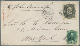 Brasilien: 1870, 100 (some Faluts) And 200 Reis (faults) On Ship Letter By "John Bramall" From PARA - Other & Unclassified