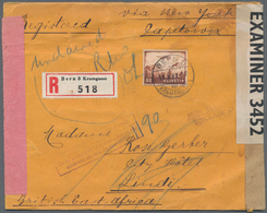 Britisch-Ostafrika Und Uganda: 1941. Registered Air Mail Envelope Written From Switzerland Addressed - East Africa & Uganda Protectorates