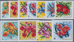 Burundi: 1972, Orchids Complete IMPERFORATE Set Of 11, Mint Never Hinged And Scarce, Unlisted In Mic - Other & Unclassified