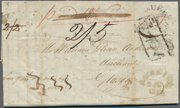 Canada - Vorphilatelie: 1817, Letter From QUEBEC Carried By Falmouth Packets To Glasgow, Scotland. T - ...-1851 Voorfilatelie