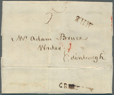 Canada: 1787, Ship Pletter From Halifax, Nova Scotia To Edinburgh, Scotland Taxed "5" With "SHIP" On - Altri & Non Classificati