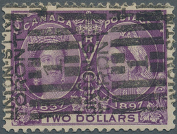 Canada: 1897 Jubilee $2 Deep Violet, Used And Cancelled By Clear Strike Of Toronto Postmark, Freswh - Other & Unclassified