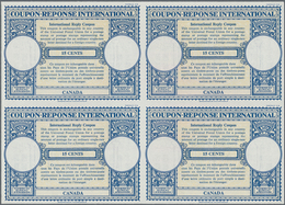 Canada - Ganzsachen: 1955. International Reply Coupon 15 Cents (London Type) In An Unused Block Of 4 - 1860-1899 Reign Of Victoria