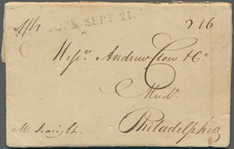 Dänisch-Westindien - Vorphilatelie: 1790 Entire Duplicate Letter From St. Croix To Philadelphia Via - Dinamarca (Antillas)