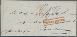 Dänisch-Westindien - Vorphilatelie: 1834, Letter From St. Croix, Dated '12 April 1834, To London 'pe - Dinamarca (Antillas)