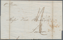 Dänisch-Westindien - Vorphilatelie: 1848 Entire Letter From La Guayra (habour Of Caracas) To London - Danimarca (Antille)