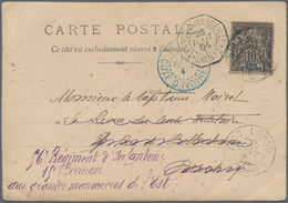 Elfenbeinküste: 1904. Picture Post Card To France Bearing Yvert 5, 10c Black/lilac Tied By Bouake Co - Côte D'Ivoire (1960-...)