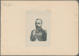 Falklandinseln: 1933. Die Proof From The De La Rue Sample Book, Portrait Of King George V For The Fa - Falkland