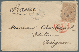 Fiji-Inseln: 1888. Envelope Addressed To France Bearing SG 64, 1s Pale Brown Tied By Levuka/Fiji Dat - Fidschi-Inseln (...-1970)