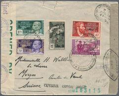 Französisch-Äquatorialafrika: 1941. Envelope Addressed To Switzerland Bearing Afrique Equatoriale Fr - Storia Postale