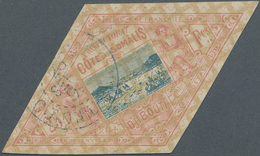 Französische Somaliküste: 1894, 25 Fr. Rose/blue Caravan Route 'Djibouti-Harar' Very Fine Used (Mi€1 - Unused Stamps