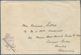 Italienisch-Ostafrika - Britische Besetzung: 1944. Stamp-less Envelope Written From Asmara Endorsed - Italian Eastern Africa