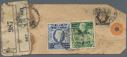 Italienisch-Ostafrika - Britische Besetzung: 1950. Registered Parcel Tag Addressed To France Bearing - Italian Eastern Africa