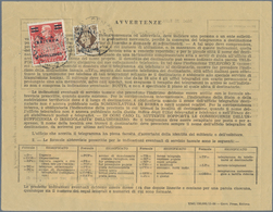 Italienisch-Ostafrika - Britische Besetzung: Eritrea-British Admin. 1951: Two Telegrams From Asmara, - Italian Eastern Africa