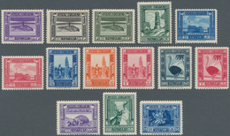 Italienisch-Somaliland: 1938, Definitives Pictorials, Short Set Of 14 Values, Unmounted Mint, Some W - Somalië