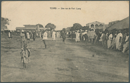 Kamerun: 1917. Stampless Picture Post Card From Tchad Of 'Street In Fort Lamy, Tchad' Addressed To F - Cameroun (1960-...)