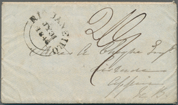 Kap Verde: 1846, Entire Letter (envelope With 8 Pages), Written 3 Jul 1846 "off The Cape Verde Islan - Kaapverdische Eilanden