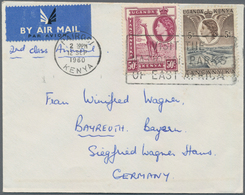 Kenia - Britisch Ostafrika: 1960, Kenya, Uganda, Tanganyka, Letter To Bayreuth With Interesting Reci - Afrique Orientale Britannique