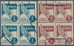 Kolumbien: 1950, Airmail Issue LANSA (Lineas Aereas Nacionales Sociedad Anonima) Complete Set In Use - Kolumbien