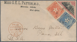Liberia: 1894. Envelope Headed 'Miss G.E.L. Patton, M.D. Monrovia, Liberia, West Africa' Addressed T - Liberia